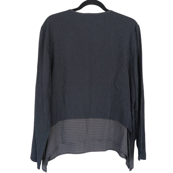 Wild Rose Vintage Women's Tie Neck Layered Lagenlook Blouse. Size‎ 12 - Picture 6 of 9